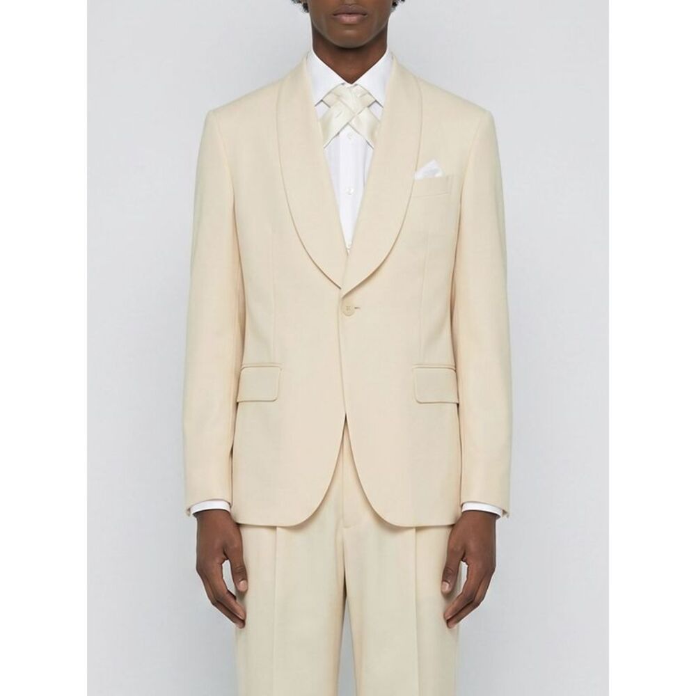 Bode Jacket Men Cream